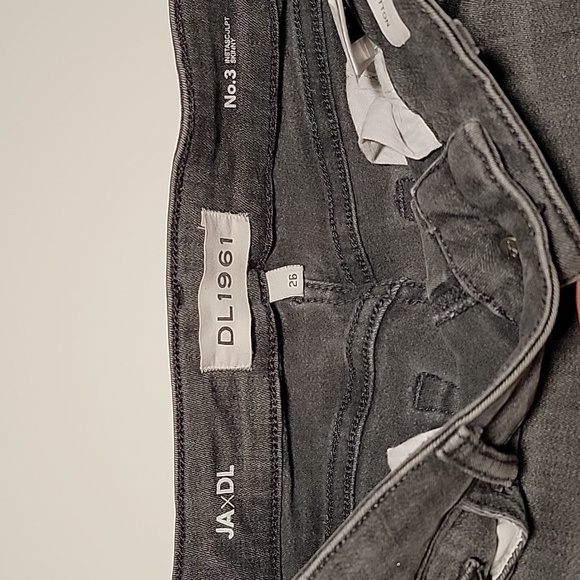 DL 1961 JAxDL No.3 Instasculpt Skinny Jeans Denim Pants Weathered Distressed 26 - Picture 10 of 16